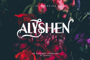 Alyshen: A Feminine Sans Serif Font for Luxurious Branding