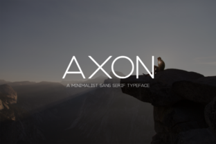 Axon Minimalist: A Clean Sans Serif Font for Handmade Business Branding