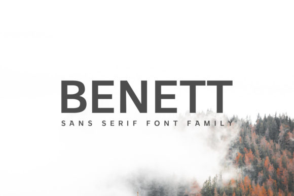 Benett Family: A Clean Sans Serif Font for Modern Branding Projects