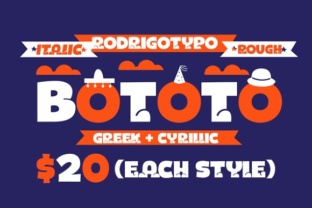 Bototo: A Fun Sans Serif Font for Creative Branding Projects