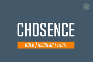Chosence: A Clean Sans Serif Font for Modern Campaign Design