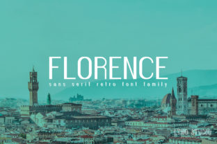 Florence Family: A Sharp Sans Serif Font for Web Design and Digital Branding