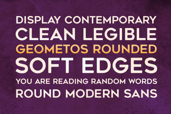 Geometos Rounded: A Bold Sans Serif Font for Editorial Design and Digital Publishing