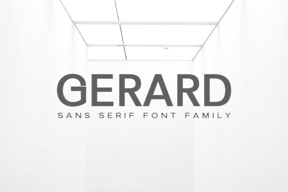Gerard Family: The Minimalist Sans Serif Font for Crisp Campaign Visuals
