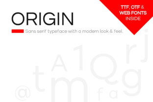 Origin: A Modern Sans Serif Typeface for Elegant Editorial Design