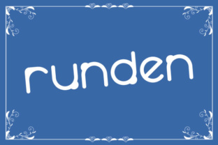 Runden Font: A Rounded Sans Serif for Polished Branding