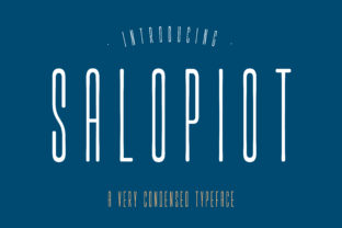 Salopiot: The Ultra-Condensed Sans Serif Font for High-Impact Digital Marketing