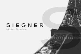 Siegner: A Modern Sans Serif Typeface for Bold Branding and Headlines