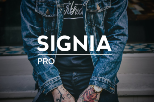 Signia: A Modern Sans Serif Font for Crafters and Product Designers