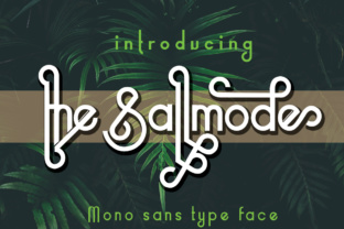 The Sallmode: A Chic Sans Serif for High-End Brand Typography