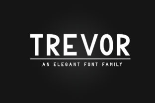 Trevor Family: A Modern Sans Serif Font for Makers and Creative Sellers